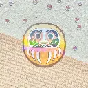 Naklejka daruma  żółta.webp