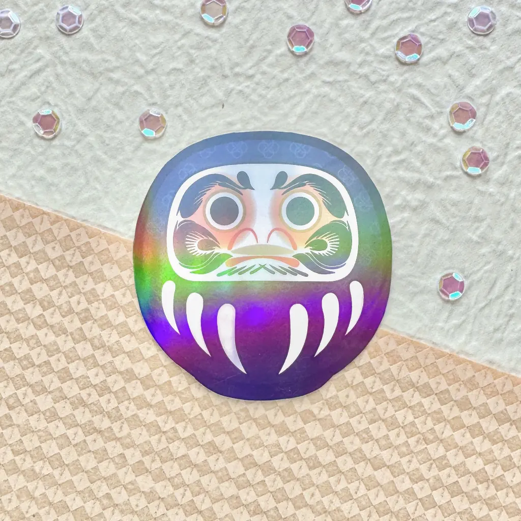 Naklejka daruma  czarna.webp