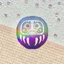 Naklejka daruma  czarna.webp