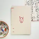 Notes A5 kremowy z maską hannya