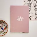 Notes A5 różowy z lotosem